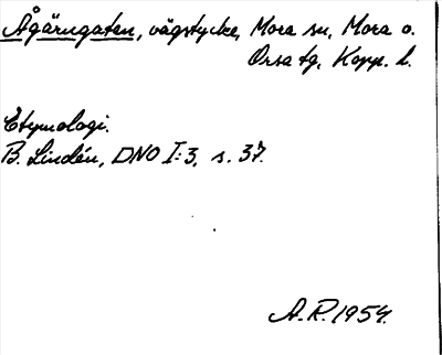 Bild på arkivkortet för arkivposten Ågärngatan