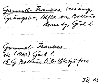 Bild på arkivkortet för arkivposten Gammel-Frankes