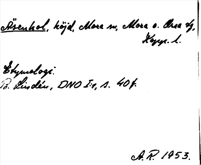 Bild på arkivkortet för arkivposten Äsenhol