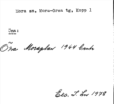 Bild på arkivkortet för arkivposten Öna