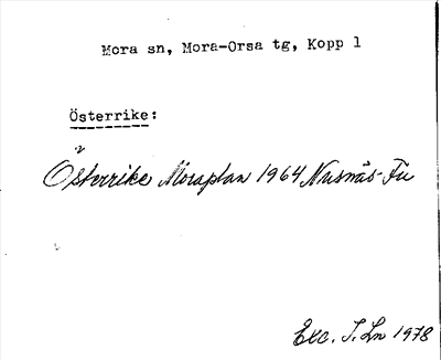 Bild på arkivkortet för arkivposten Österrike