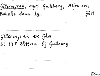 Bild på arkivkortet för arkivposten Gillermyran