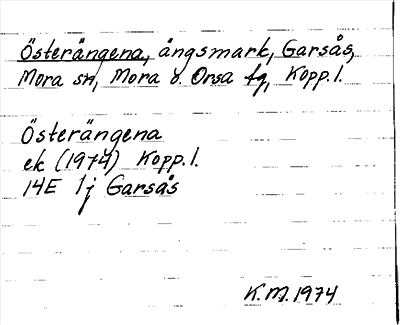 Bild på arkivkortet för arkivposten Österängena
