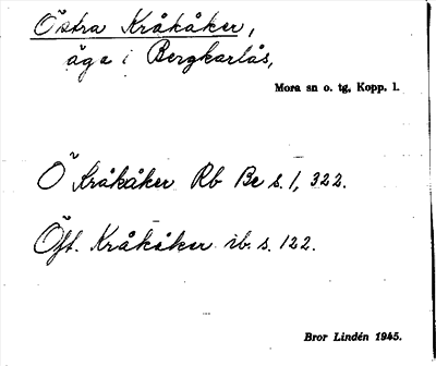 Bild på arkivkortet för arkivposten Östra Kråkåker