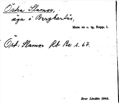Bild på arkivkortet för arkivposten Östra Slamor