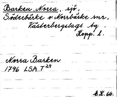 Bild på arkivkortet för arkivposten Barken, Norra