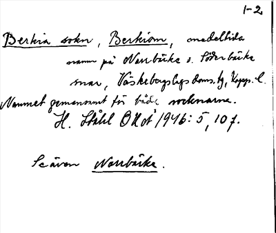 Bild på arkivkortet för arkivposten Berkia sokn, Berkiom