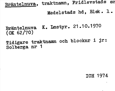 Bild på arkivkortet för arkivposten Bräntelnuva