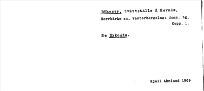 Bild på arkivkortet för arkivposten Bökesta, se Bykesta