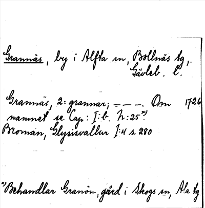 Bild på arkivkortet för arkivposten Grannäs