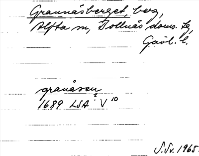 Bild på arkivkortet för arkivposten Grannäsberget