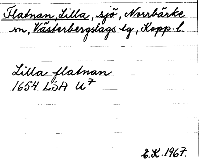 Bild på arkivkortet för arkivposten Flatnan, Lilla