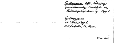 Bild på arkivkortet för arkivposten Galtryggarna