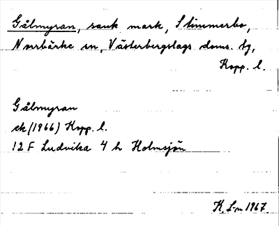 Bild på arkivkortet för arkivposten Gålmyran