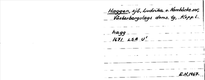 Bild på arkivkortet för arkivposten Haggen