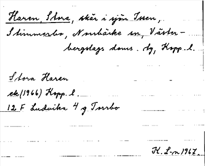 Bild på arkivkortet för arkivposten Haren, Stora