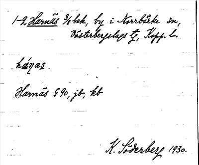 Bild på arkivkortet för arkivposten Harnäs