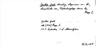 Bild på arkivkortet för arkivposten Julles fall