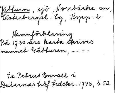 Bild på arkivkortet för arkivposten Jätturn