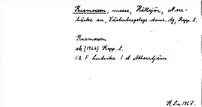 Bild på arkivkortet för arkivposten Kusmossen