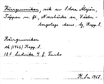 Bild på arkivkortet för arkivposten Kärrgruvviken