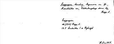 Bild på arkivkortet för arkivposten Laggropen