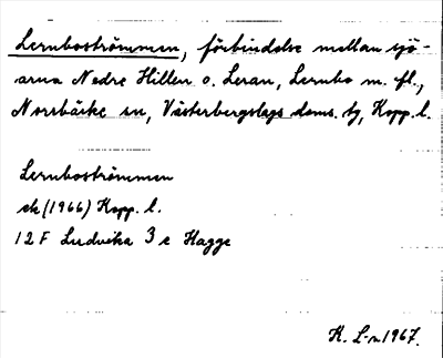 Bild på arkivkortet för arkivposten Lernboströmmen