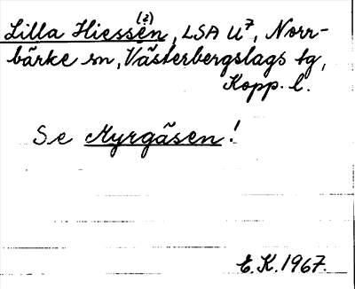 Bild på arkivkortet för arkivposten Lilla Hiessen
