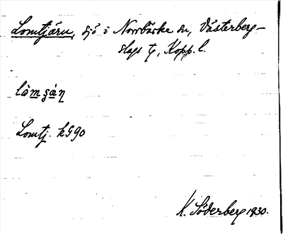 Bild på arkivkortet för arkivposten Lomtjärn