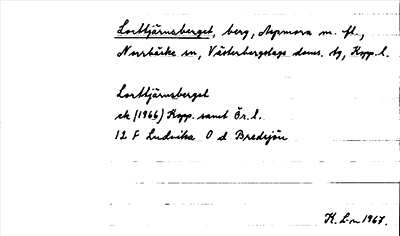 Bild på arkivkortet för arkivposten Lorttjärnsberget
