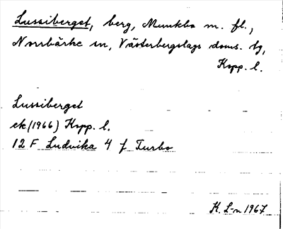Bild på arkivkortet för arkivposten Lussiberget