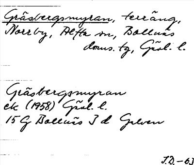 Bild på arkivkortet för arkivposten Gräsbergsmyran