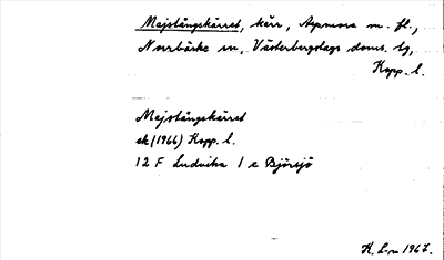Bild på arkivkortet för arkivposten Majstångskärret