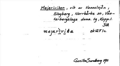 Bild på arkivkortet för arkivposten Mejeriviken