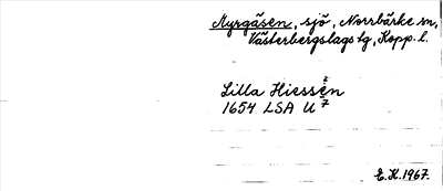 Bild på arkivkortet för arkivposten Myrgäsen