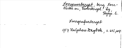 Bild på arkivkortet för arkivposten Norrgruveberget
