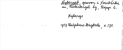 Bild på arkivkortet för arkivposten Nyberget