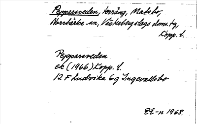 Bild på arkivkortet för arkivposten Pepparsveden