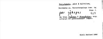 Bild på arkivkortet för arkivposten Per-Jakobs