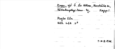 Bild på arkivkortet för arkivposten Plogen