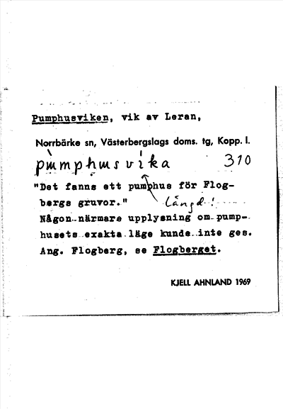 Bild på arkivkortet för arkivposten Pumphusviken