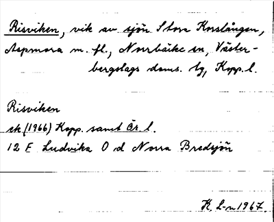 Bild på arkivkortet för arkivposten Risviken