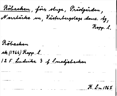 Bild på arkivkortet för arkivposten Röbacken