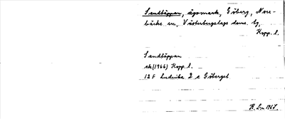 Bild på arkivkortet för arkivposten Sandtäppan