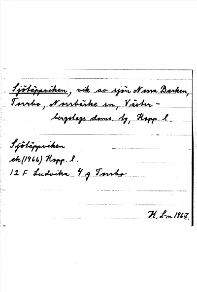 Bild på arkivkortet för arkivposten Sjötäppviken