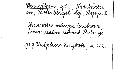 Bild på arkivkortet för arkivposten Skarviken