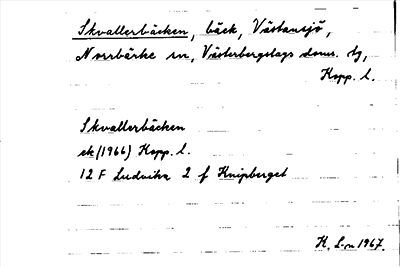 Bild på arkivkortet för arkivposten Skvallerbäcken