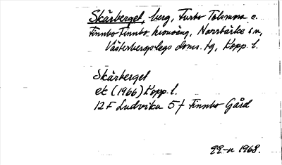Bild på arkivkortet för arkivposten Skärberget