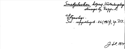 Bild på arkivkortet för arkivposten Smedjebacken
