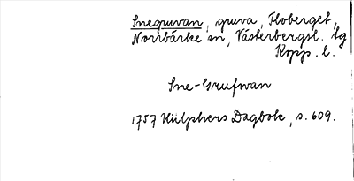 Bild på arkivkortet för arkivposten Snegruvan